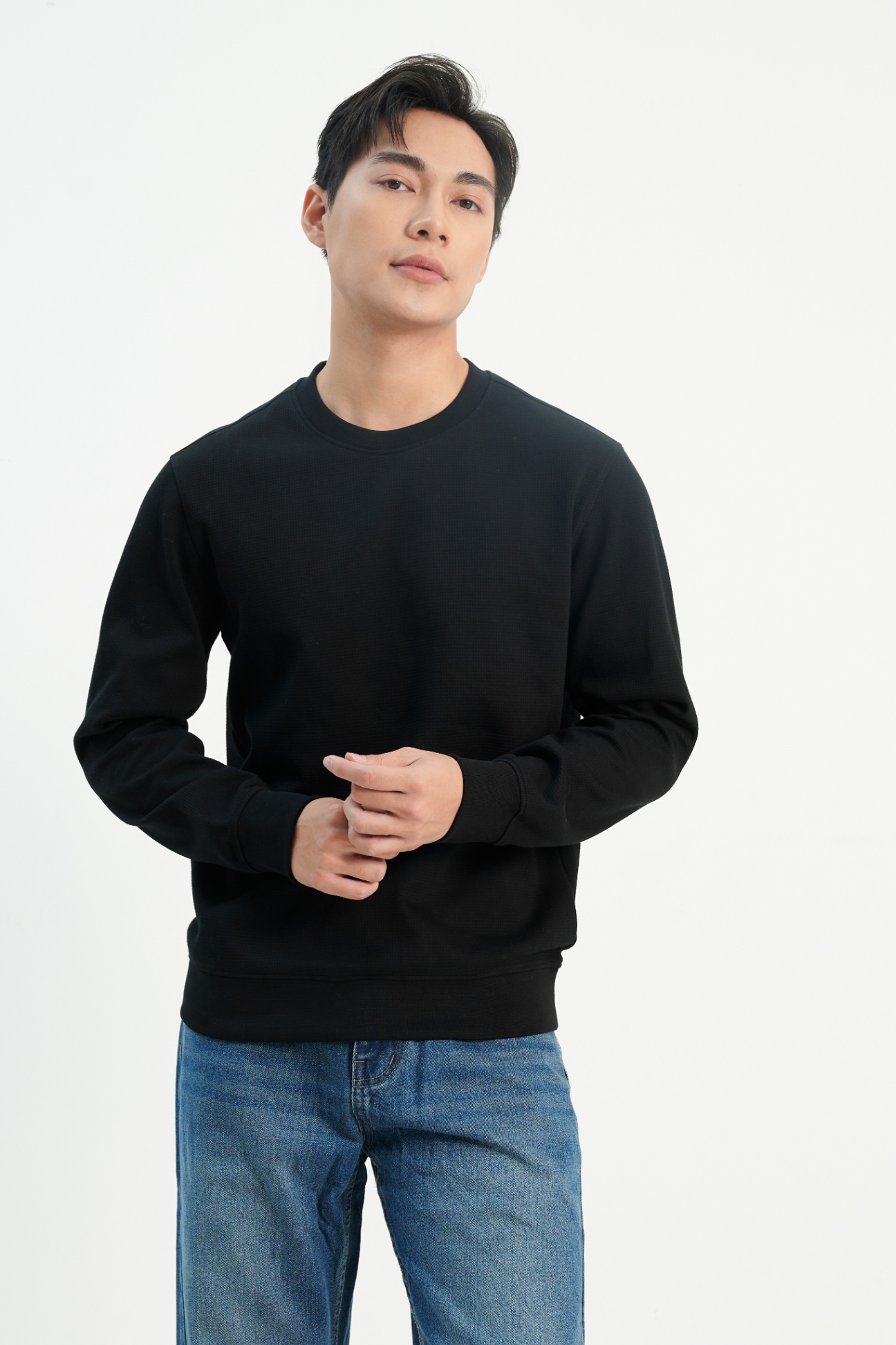 Áo Nỉ Regular 4162 - Đen - XL