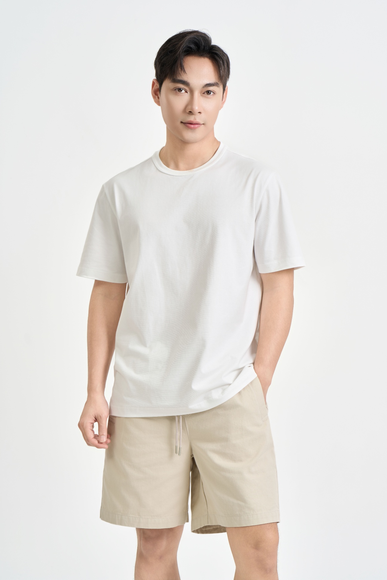 Áo Phông Regular 1371 - Trắng - 2XL