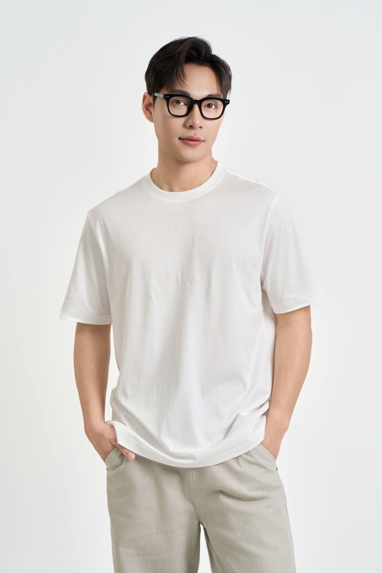 Áo Phông Regular 1386 - Trắng - 2XL