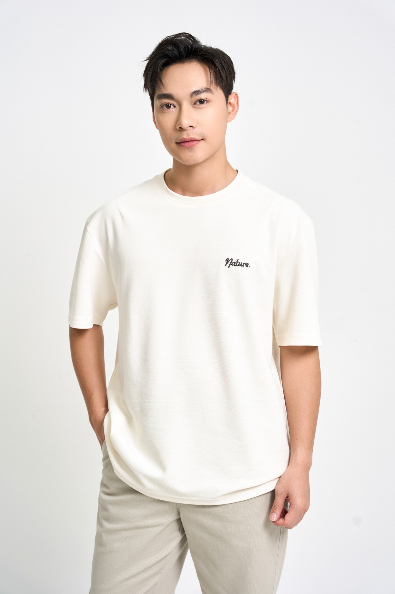Áo Phông Classic 1314 - Be - 2XL