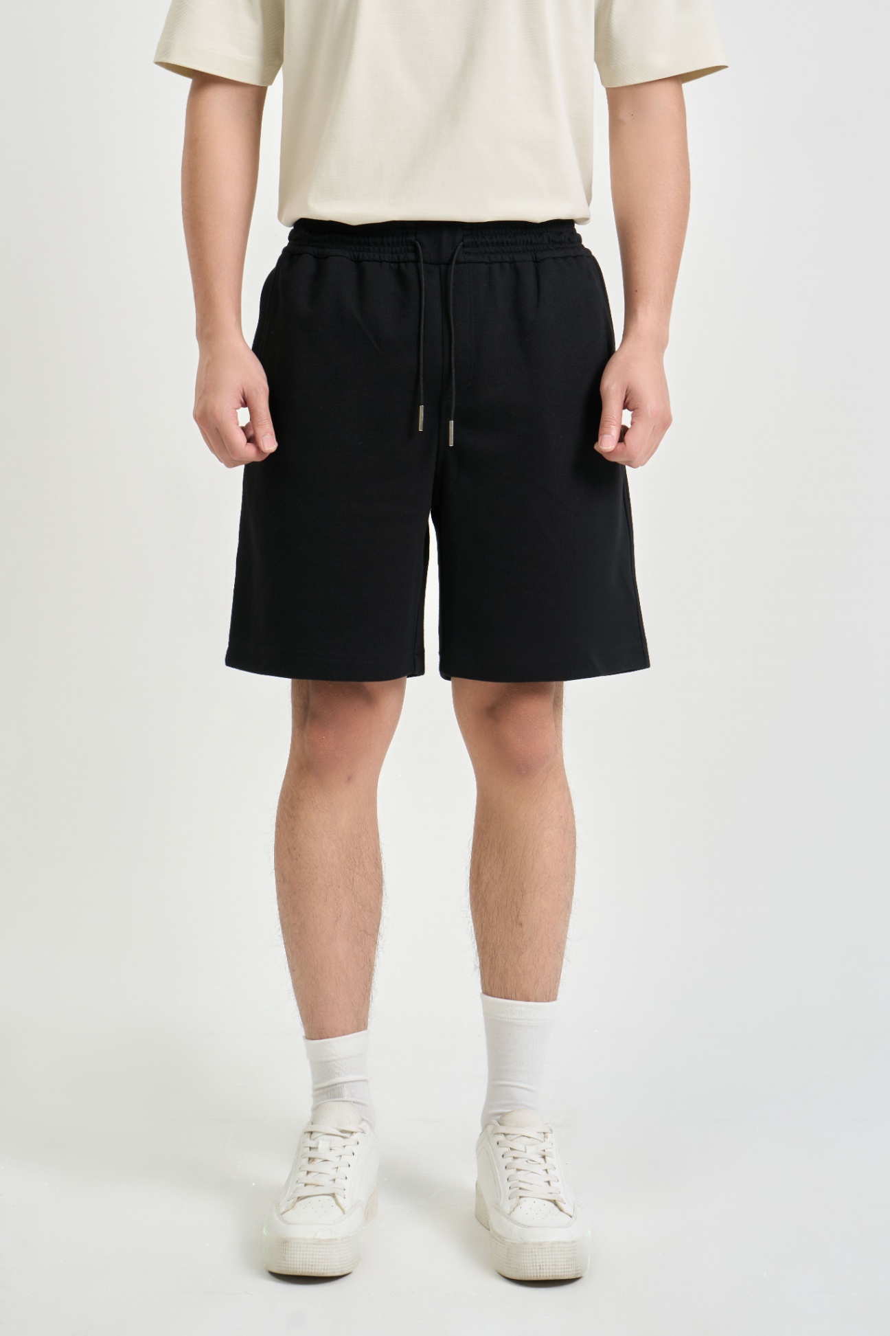 Quần Short Nỉ Classic 8127 - Đen - 2XL