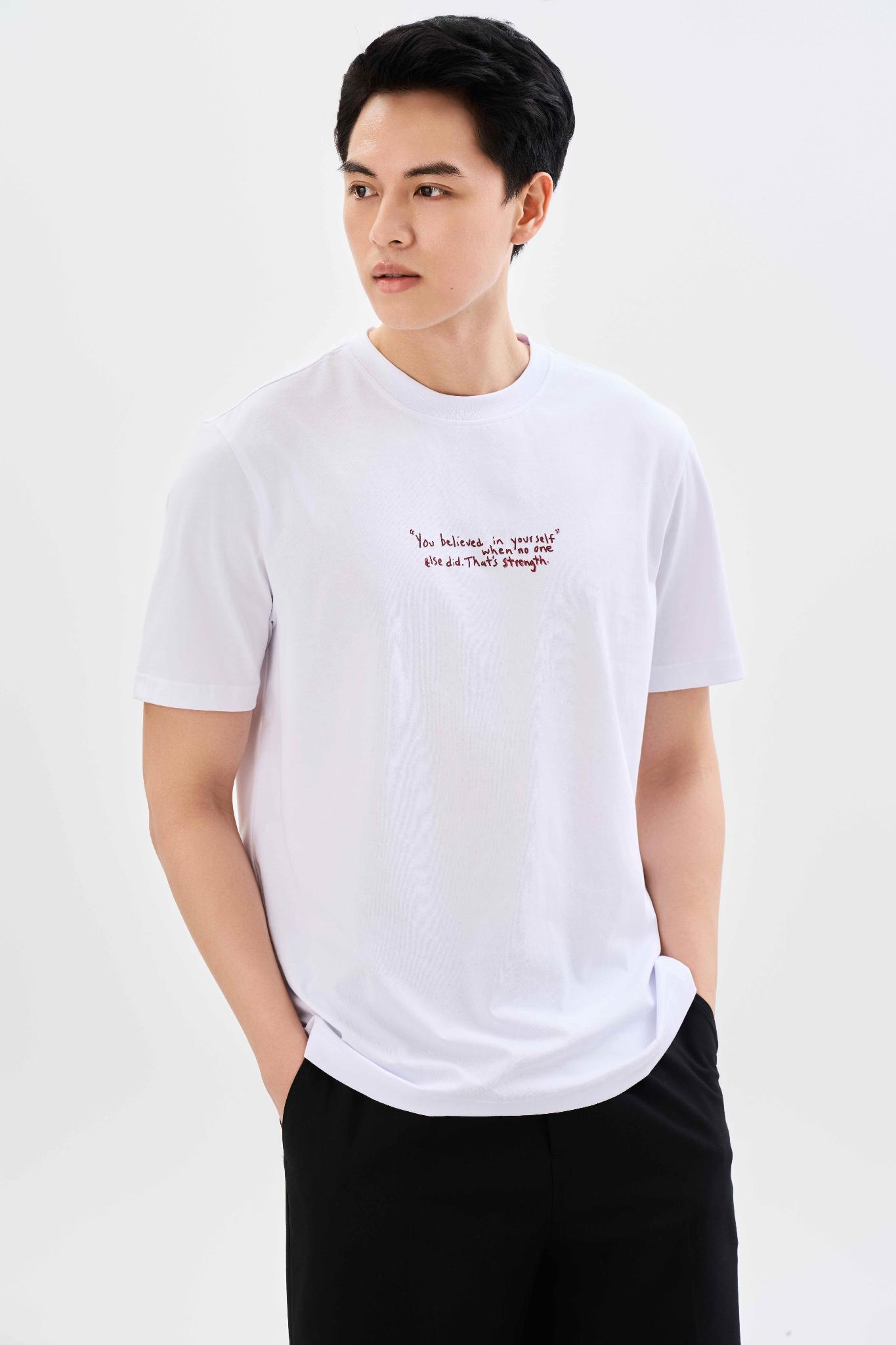 Áo Phông Regular 1355 - Trắng - 2XL