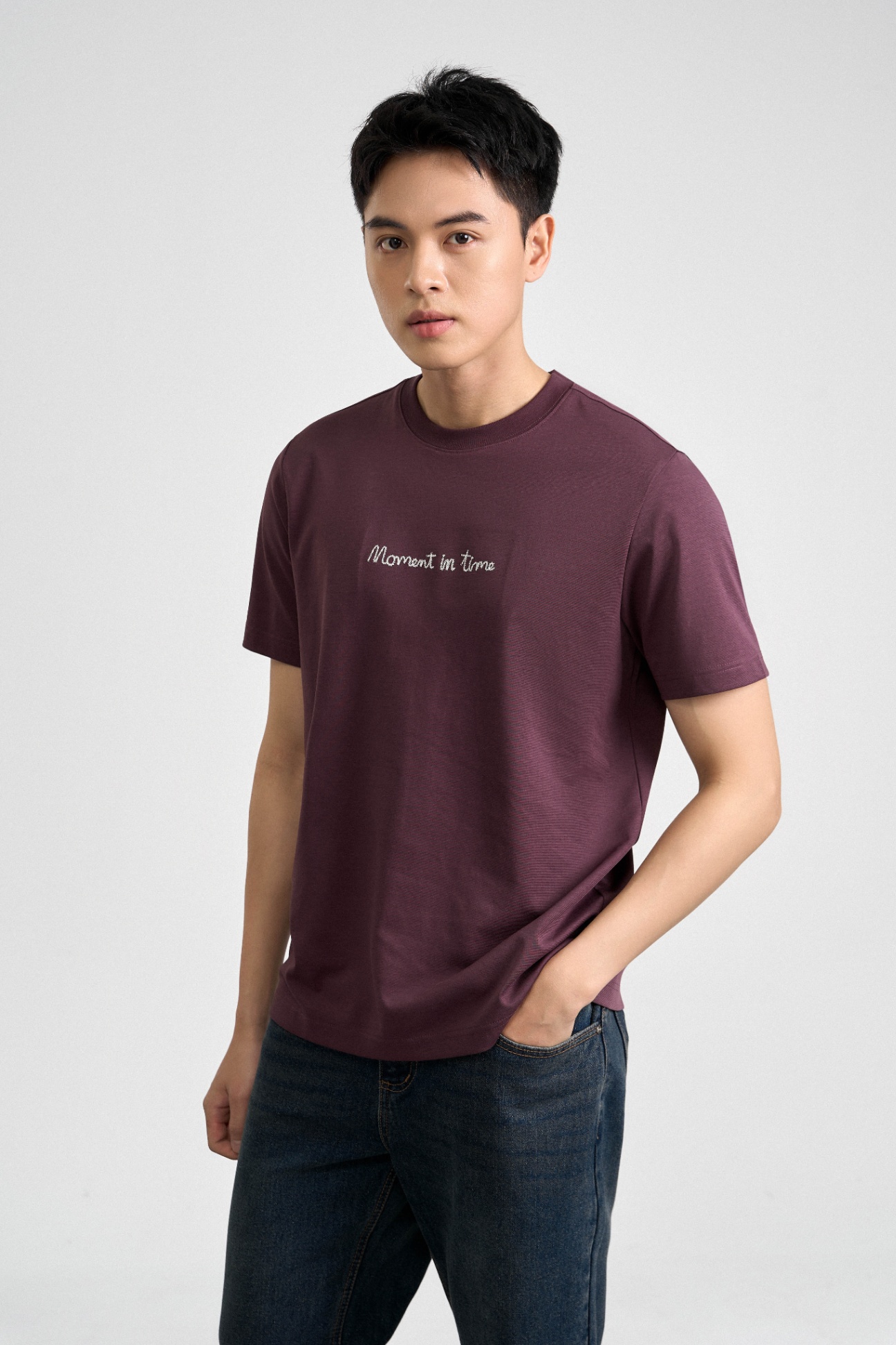 Áo Phông Regular 1335 - Tím - 2XL