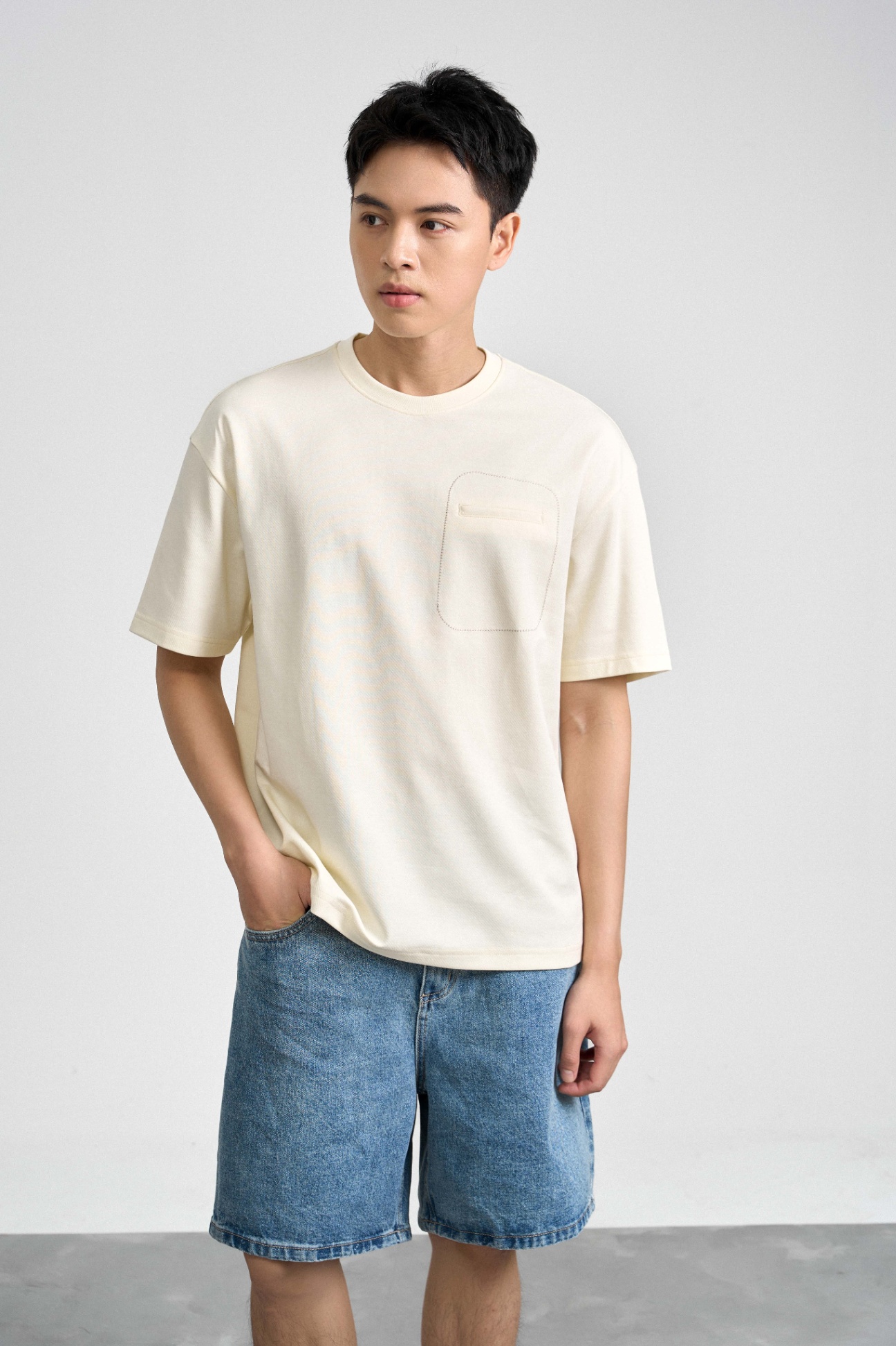 Áo Phông Classic 1329 - Be - 2XL