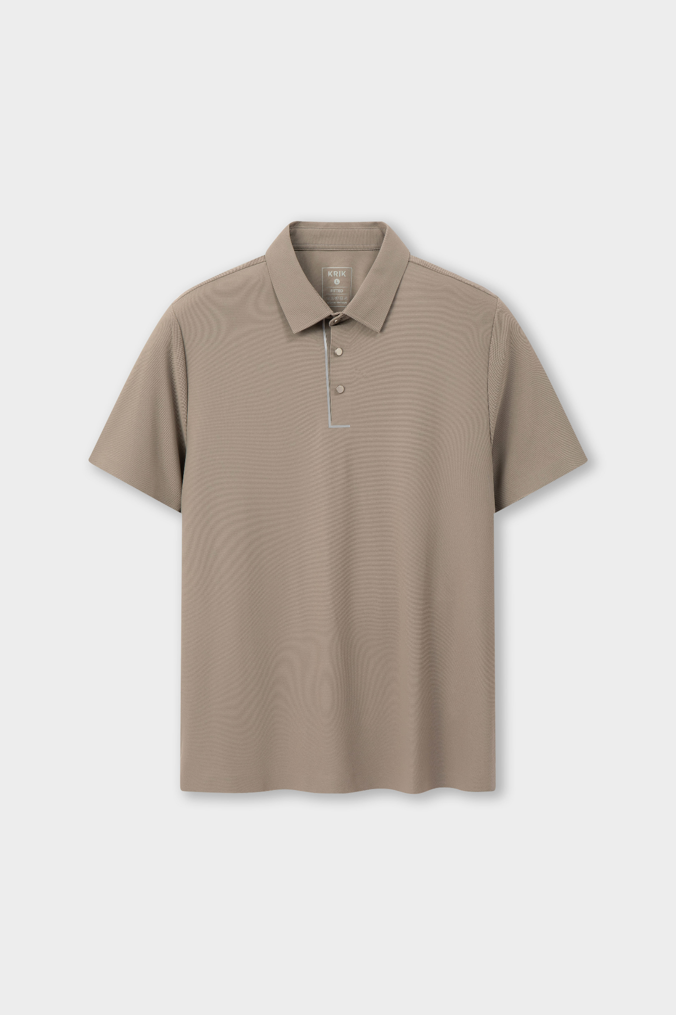 Áo Polo Cổ Đức Fitted 2206 - Nâu - 2XL