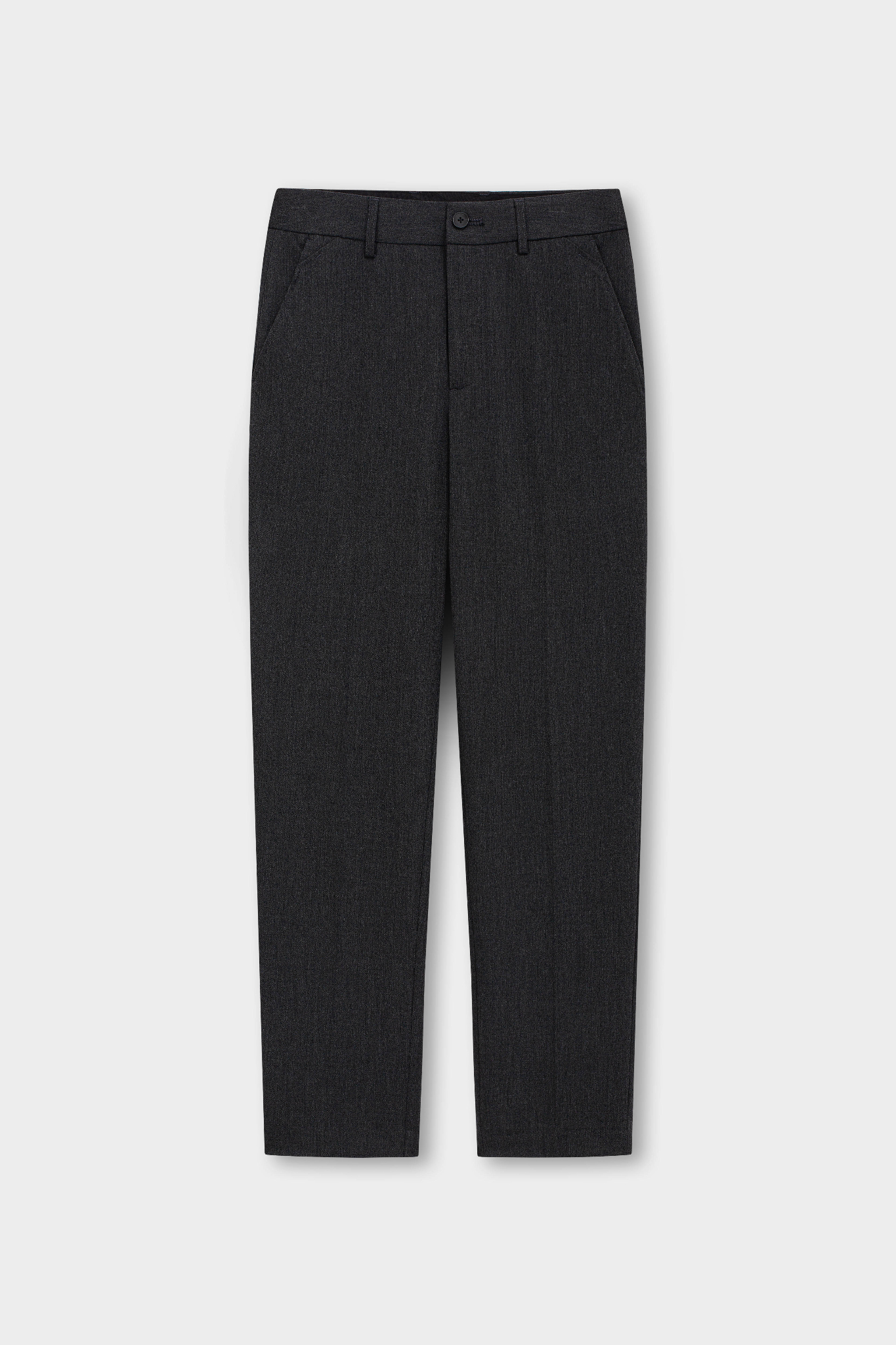 Quần Âu Slim Polyester 7128 - Ghi - 34