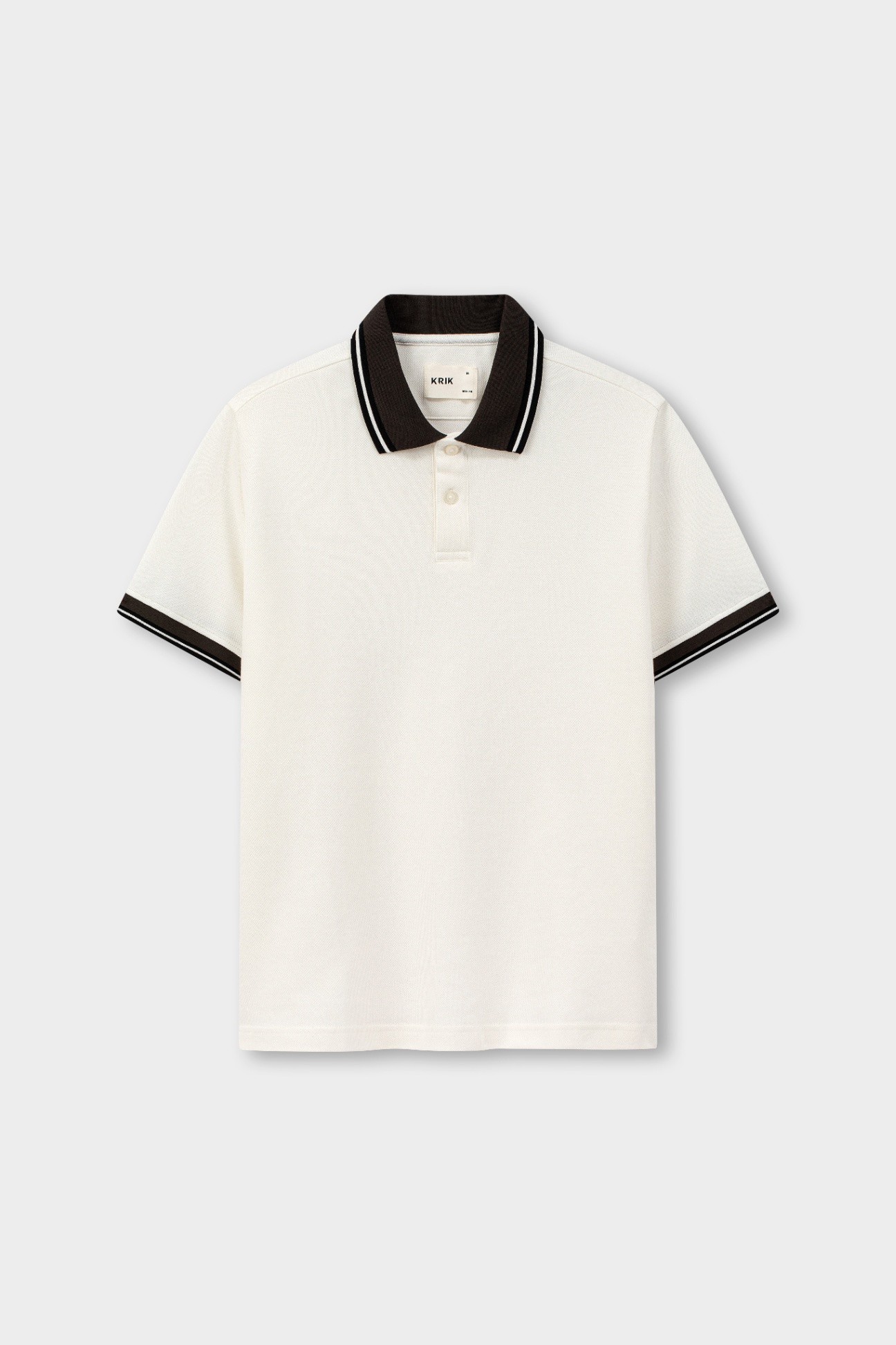 Áo Polo Cổ Đức Regular 2184 - Trắng - 2XL