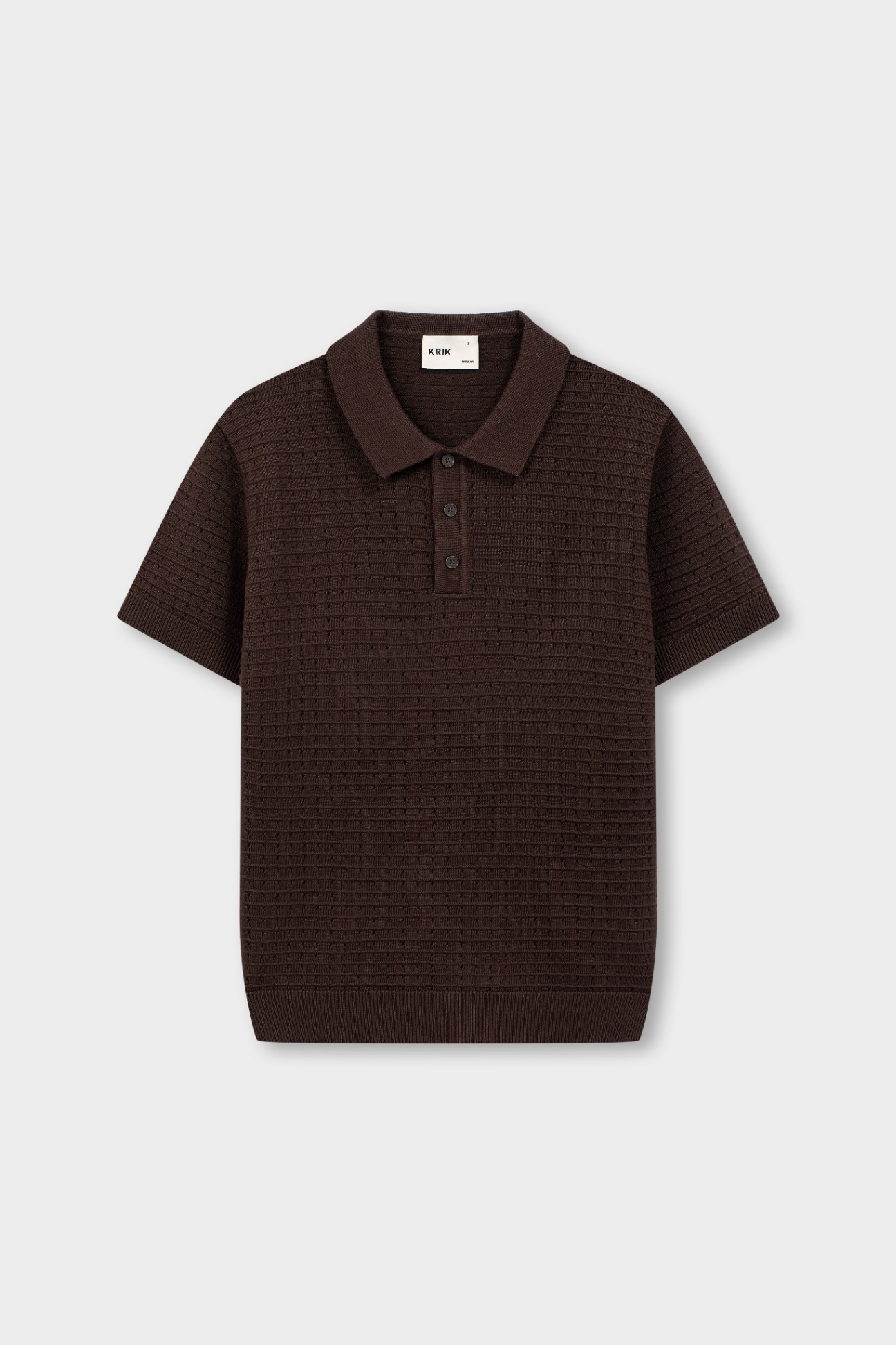 Áo Polo Cổ Đức Regular 2215 - Nâu - S