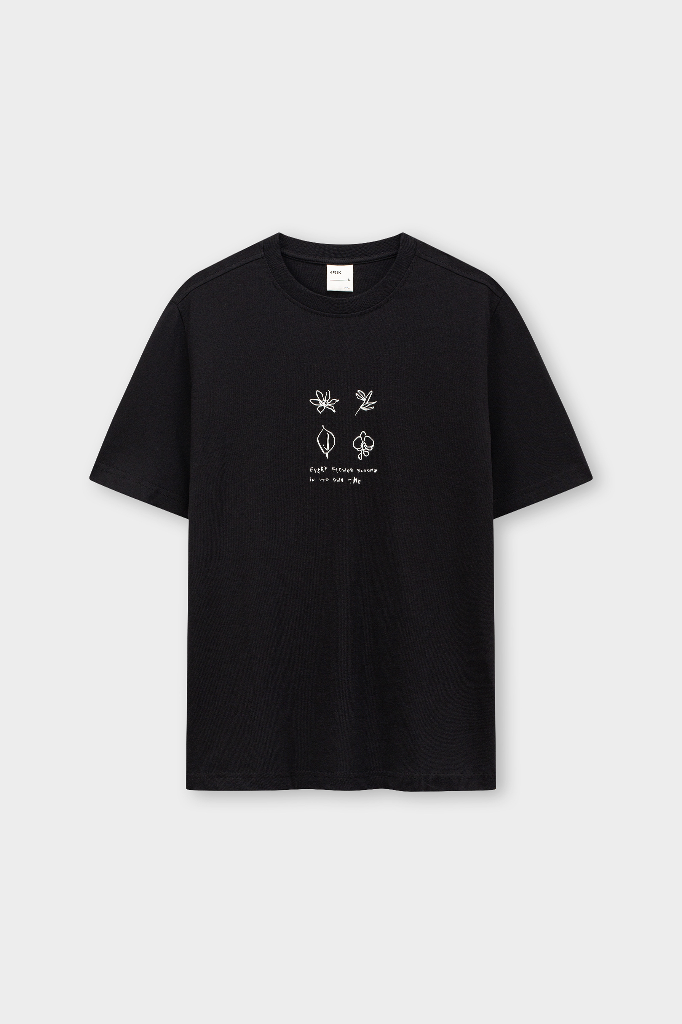 Áo Phông Regular Cotton 1400 - Đen - 2XL