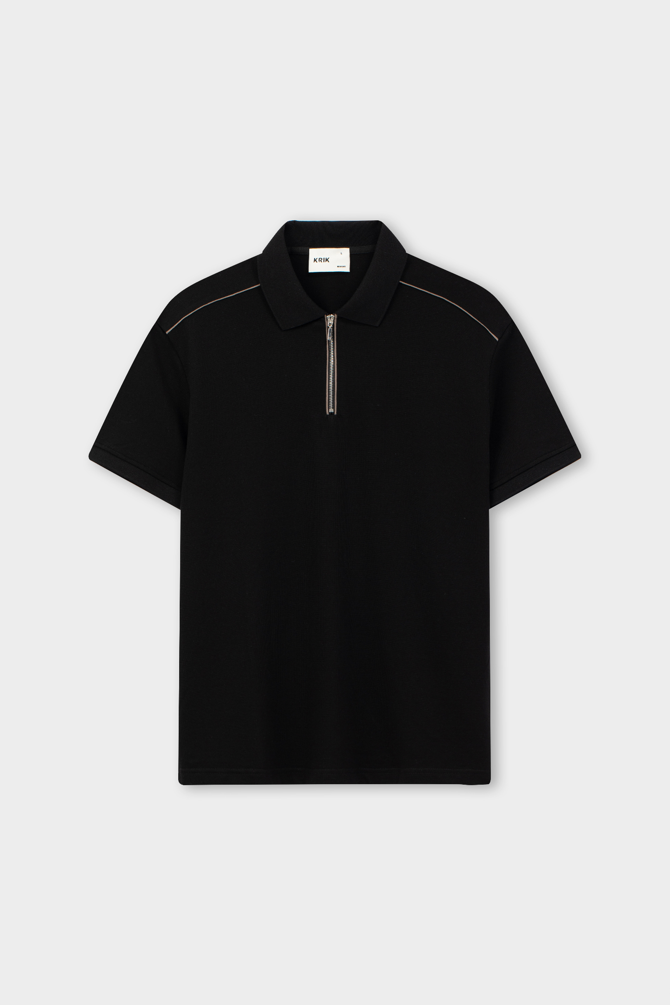 Áo Polo Cổ Đức Regular 2196 - Đen - 2XL
