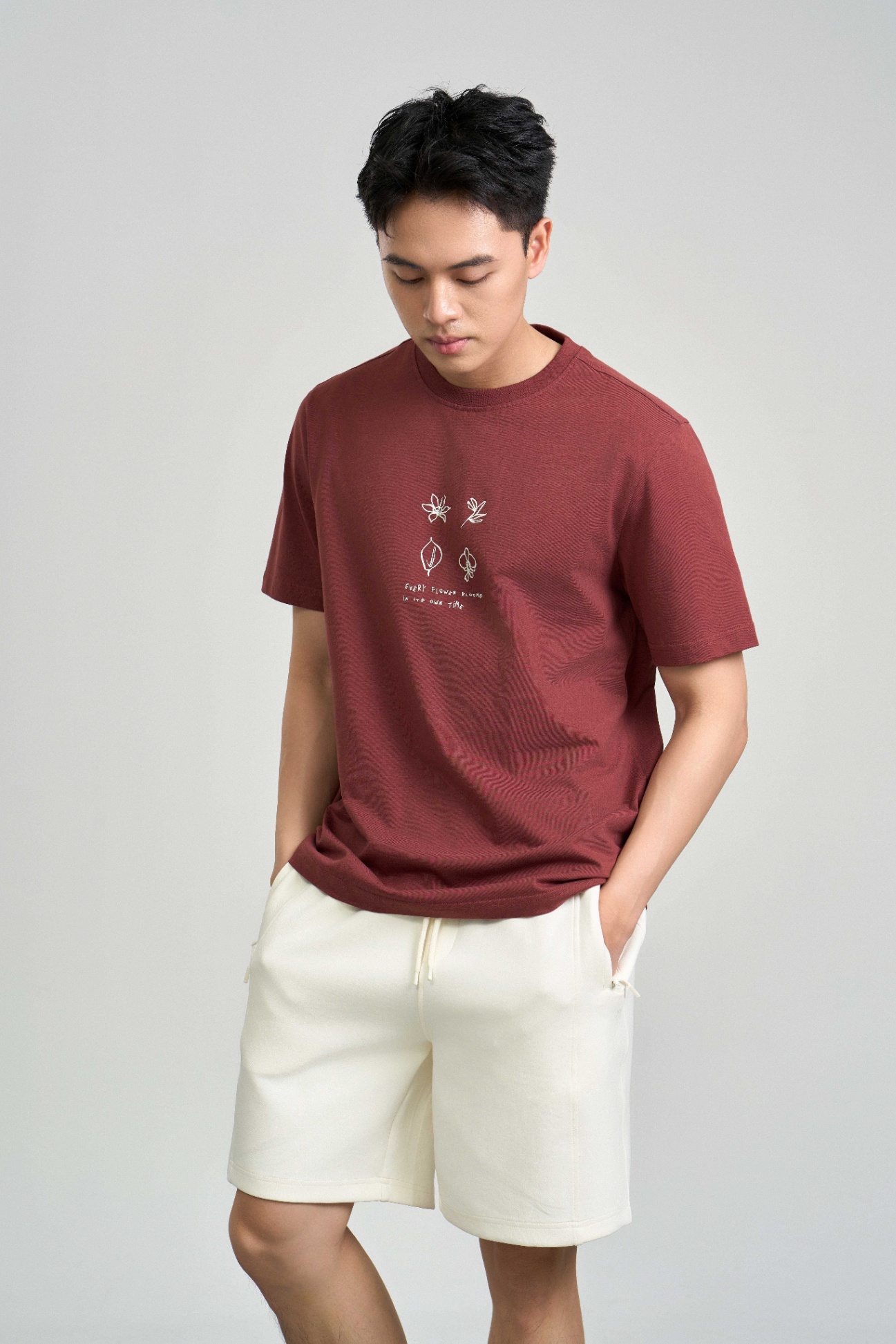 Áo Phông Regular Cotton 1400 - Đỏ - 2XL