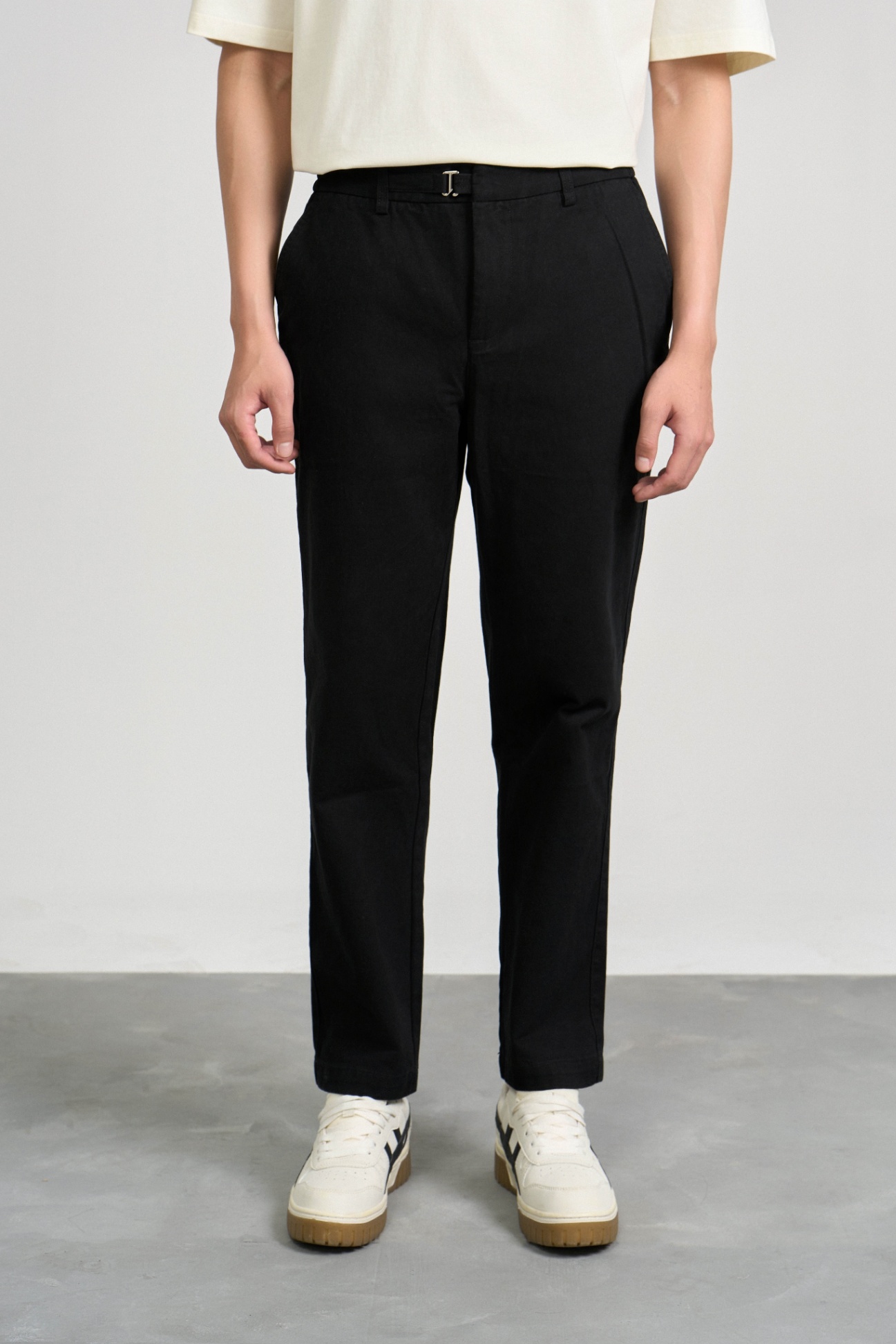 Quần Kaki Baggy Cotton 6542 - Đen - 34