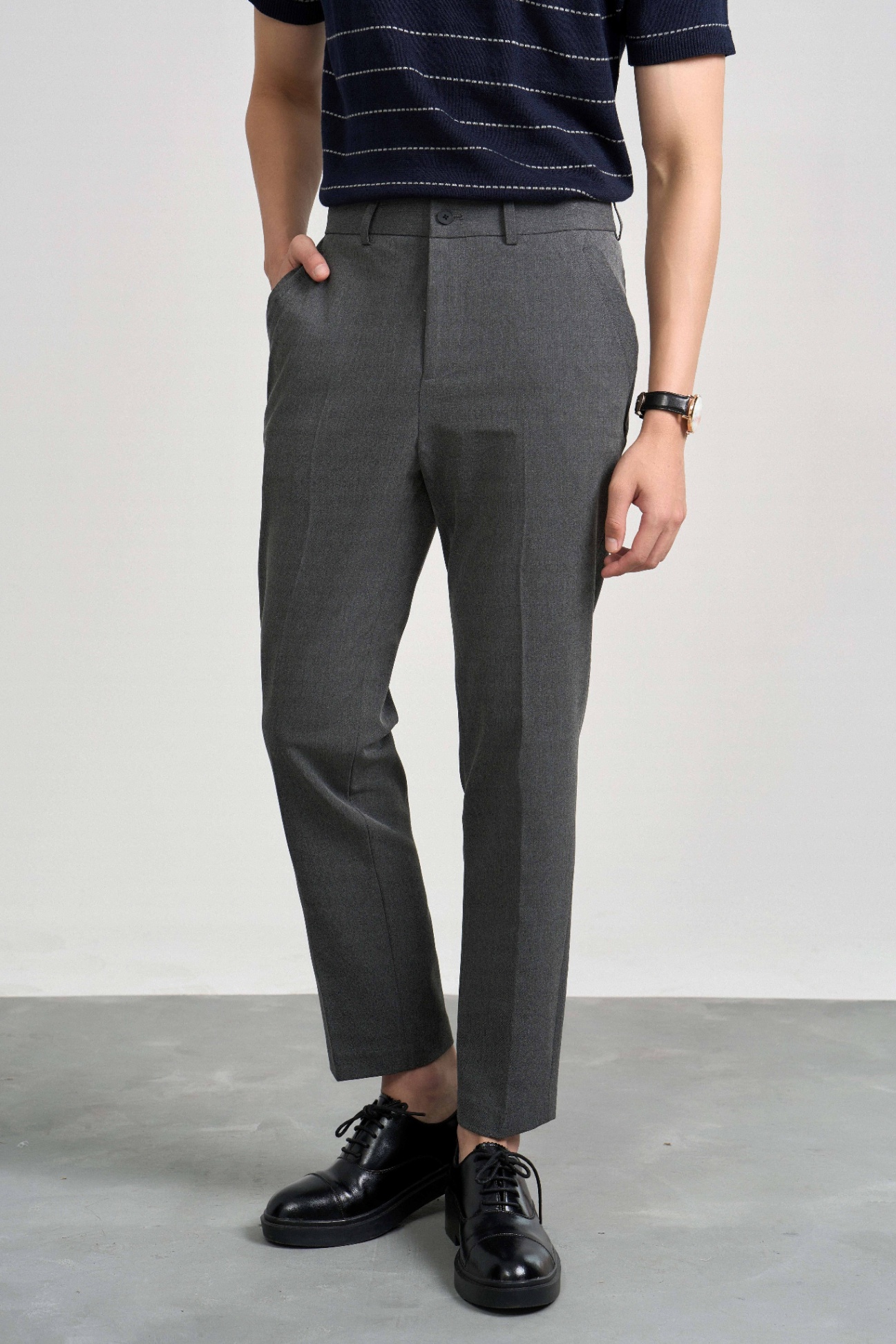 Quần Âu Slim Polyester 7130