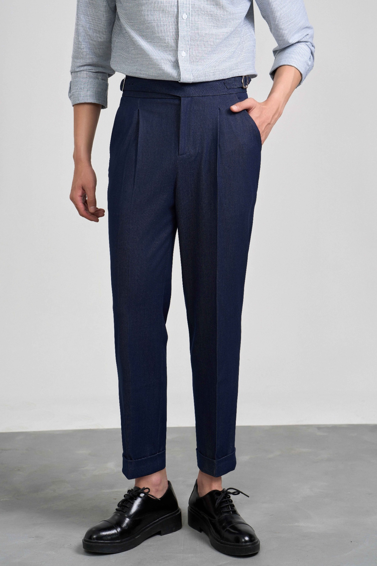 Quần Âu Straight Polyester 7120