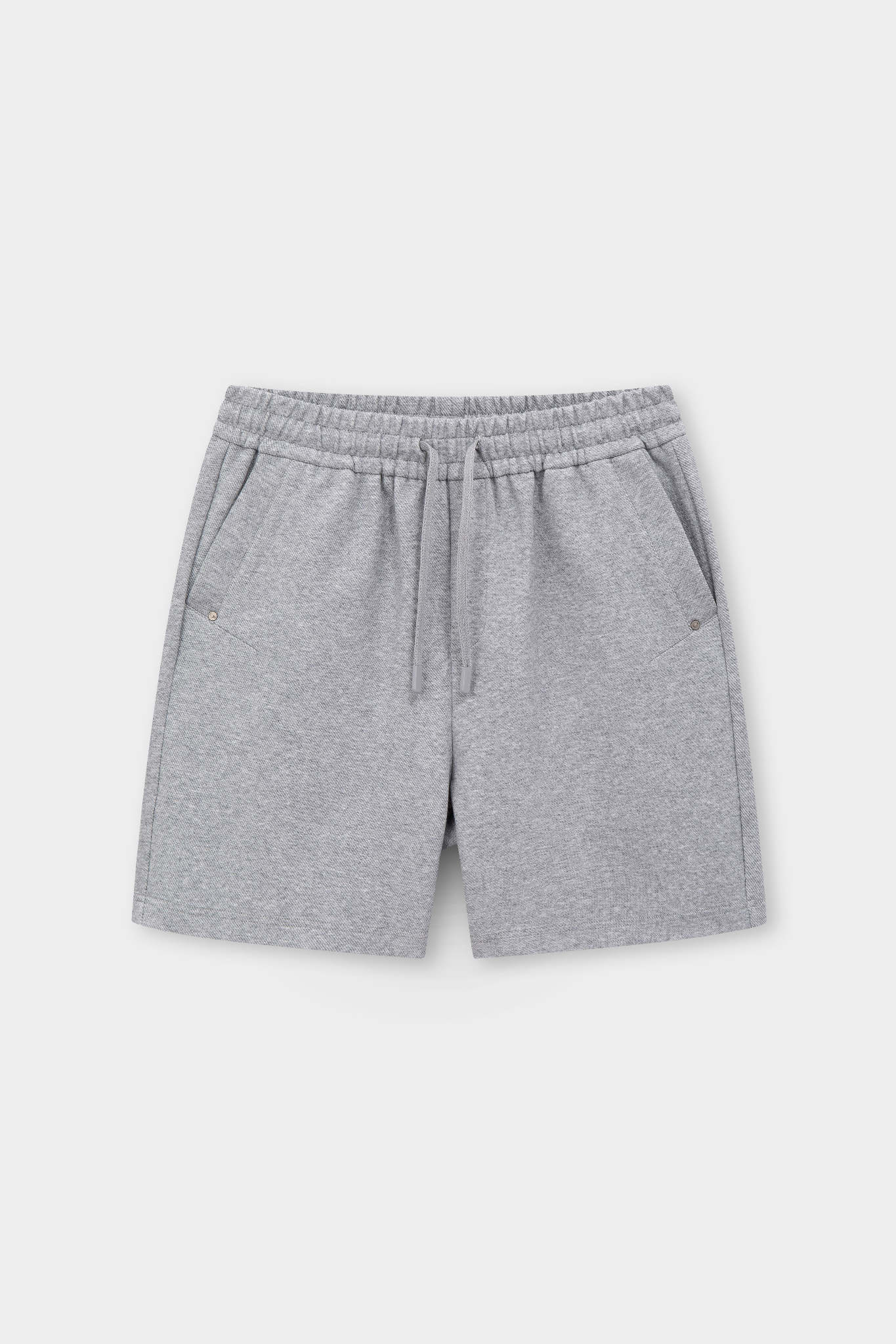 Quần Short Nỉ Classic 8120 - Ghi Nhạt - S