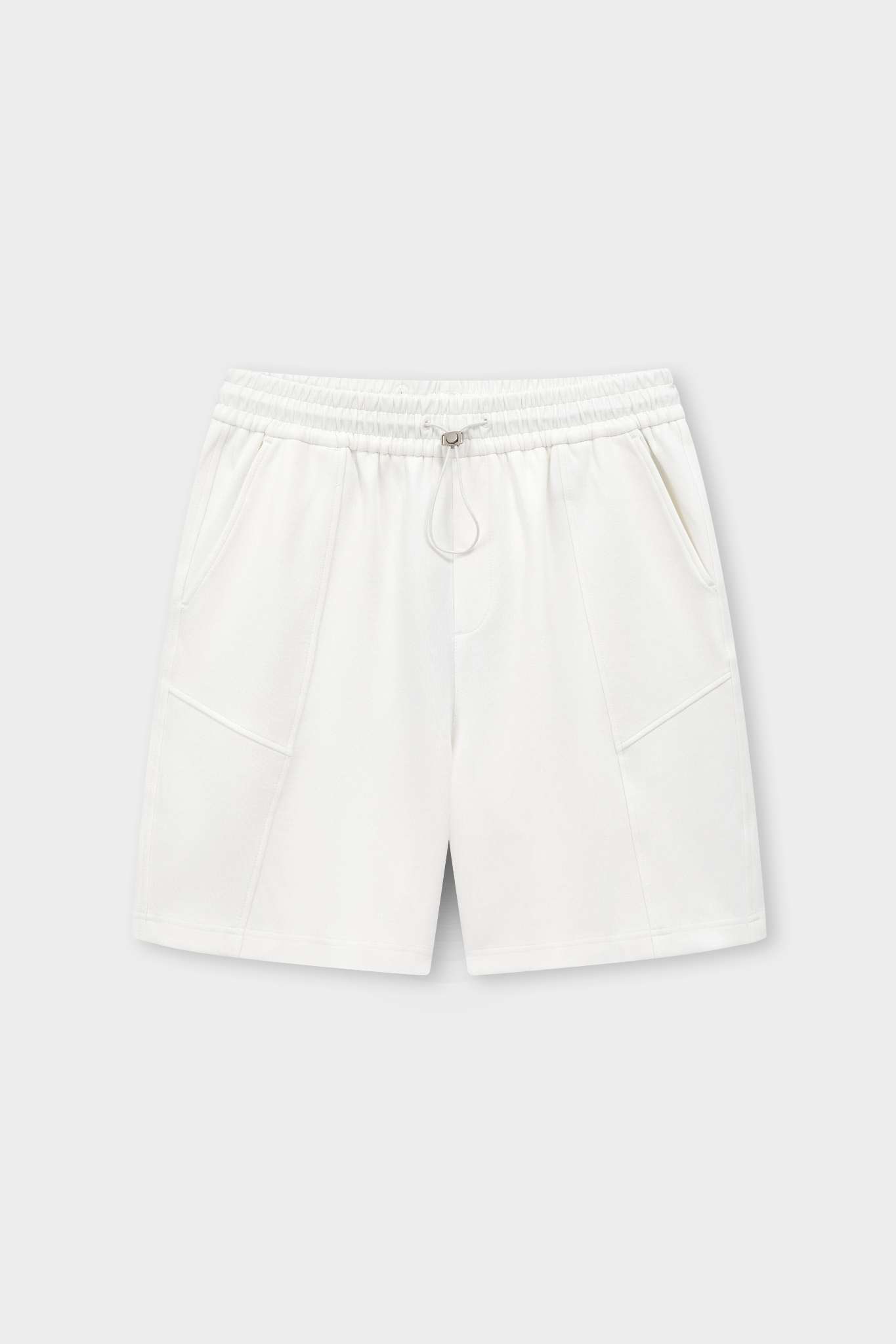 Quần Short Nỉ Regular 8155 - Trắng - 2XL