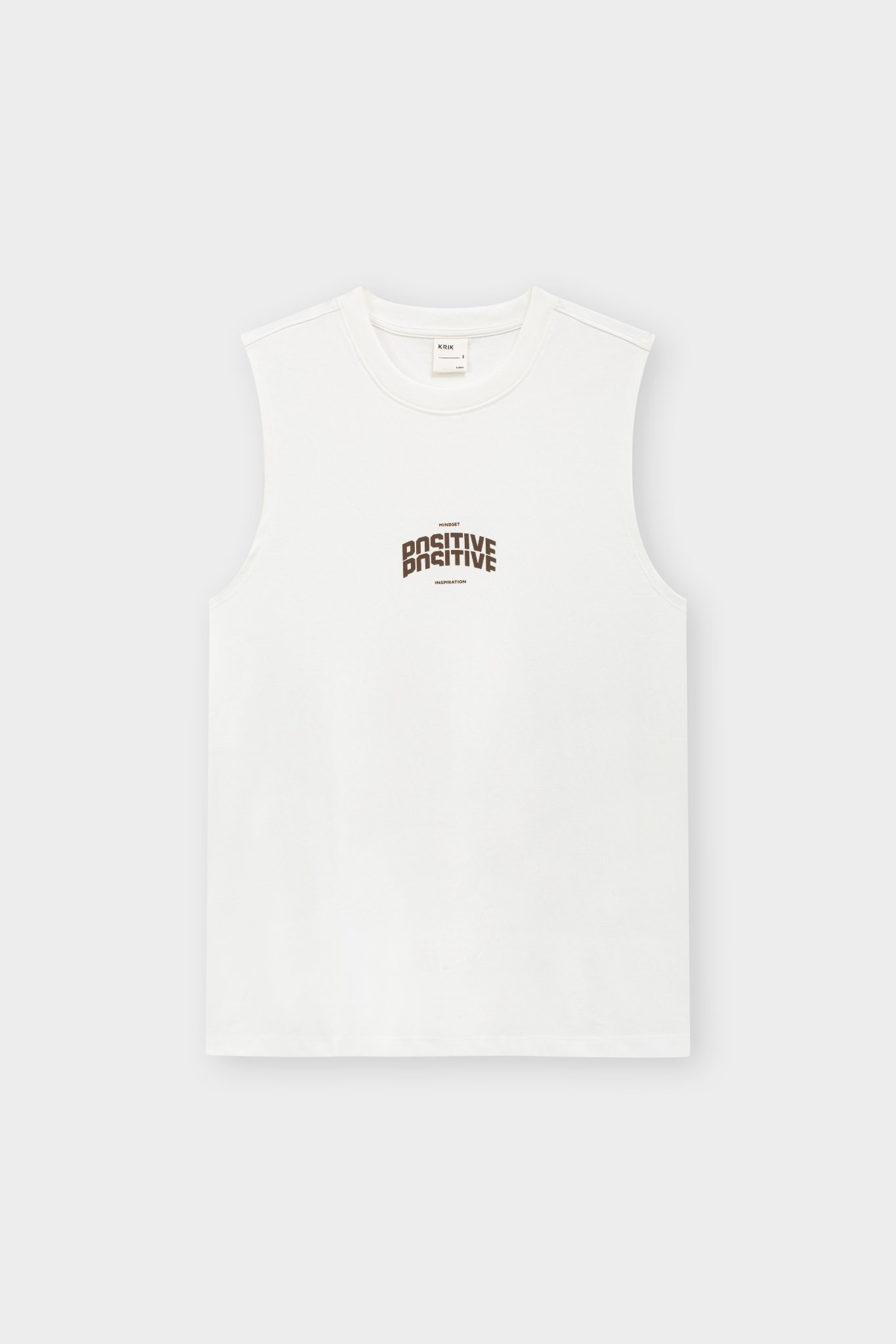Áo Tanktop Regular 1812 - Trắng - 2XL