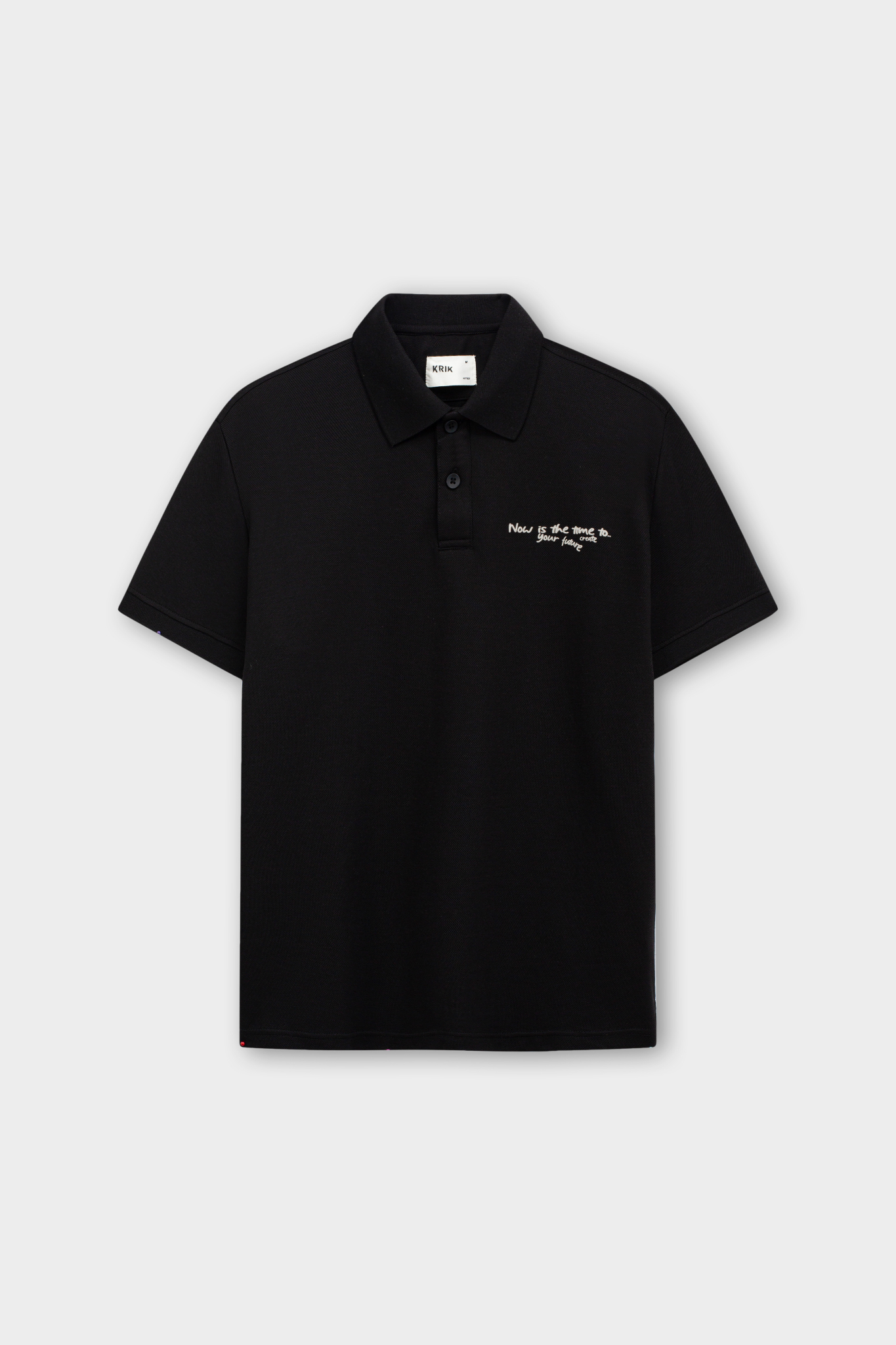 Áo Polo Cổ Đức Regular 2227 - Đen - 2XL