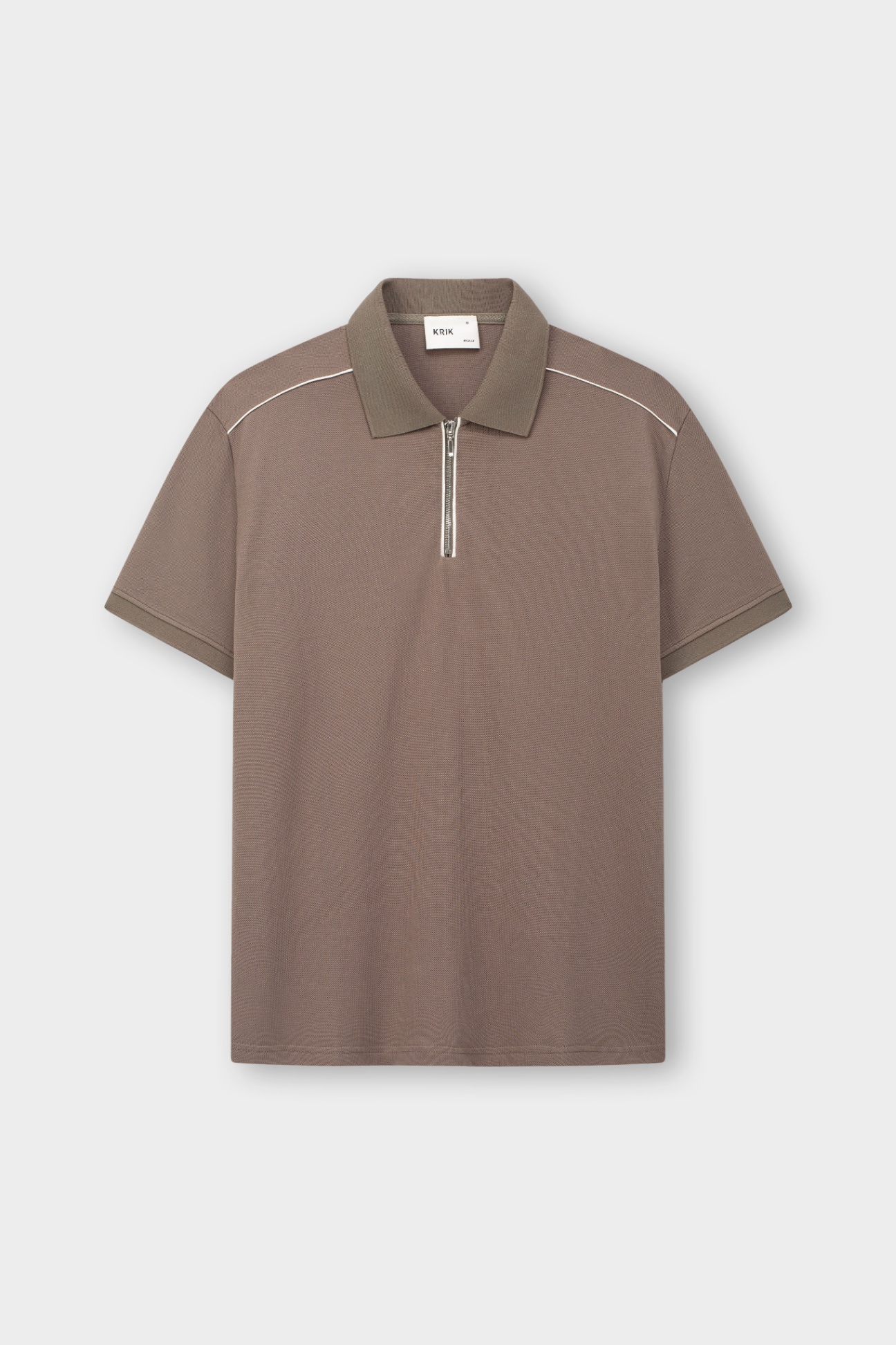 Áo Polo Cổ Đức Regular 2196 - Rêu - 2XL