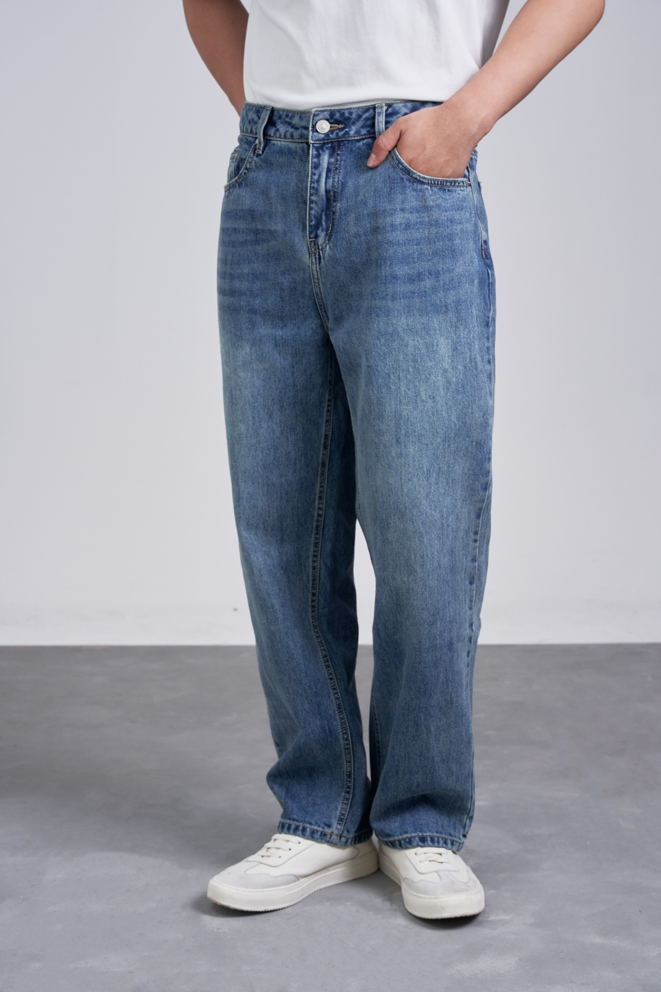 Quần Jeans Loose Cotton 6164