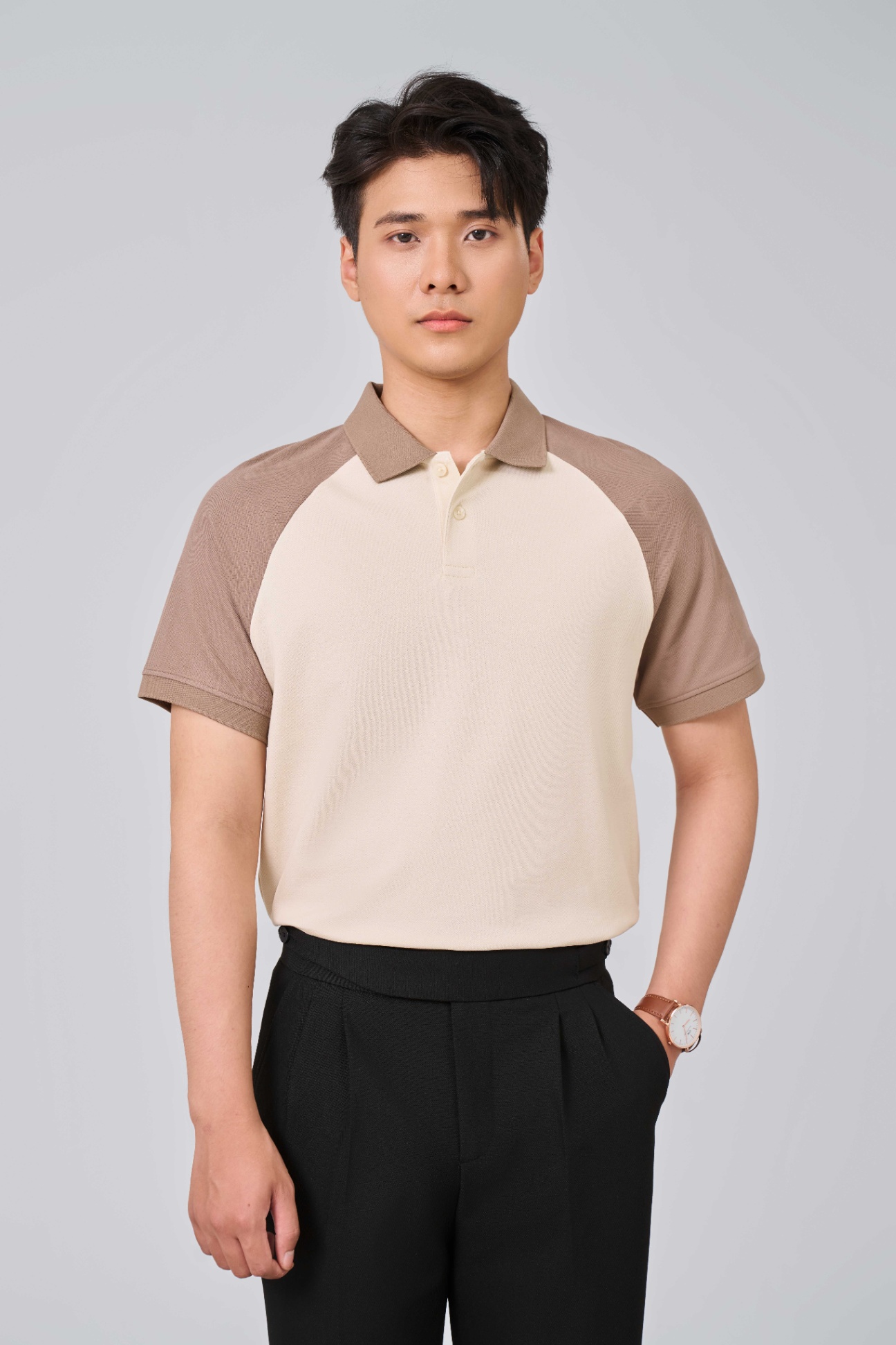 Áo Polo Cổ Đức Regular 2230 - Be - 2XL