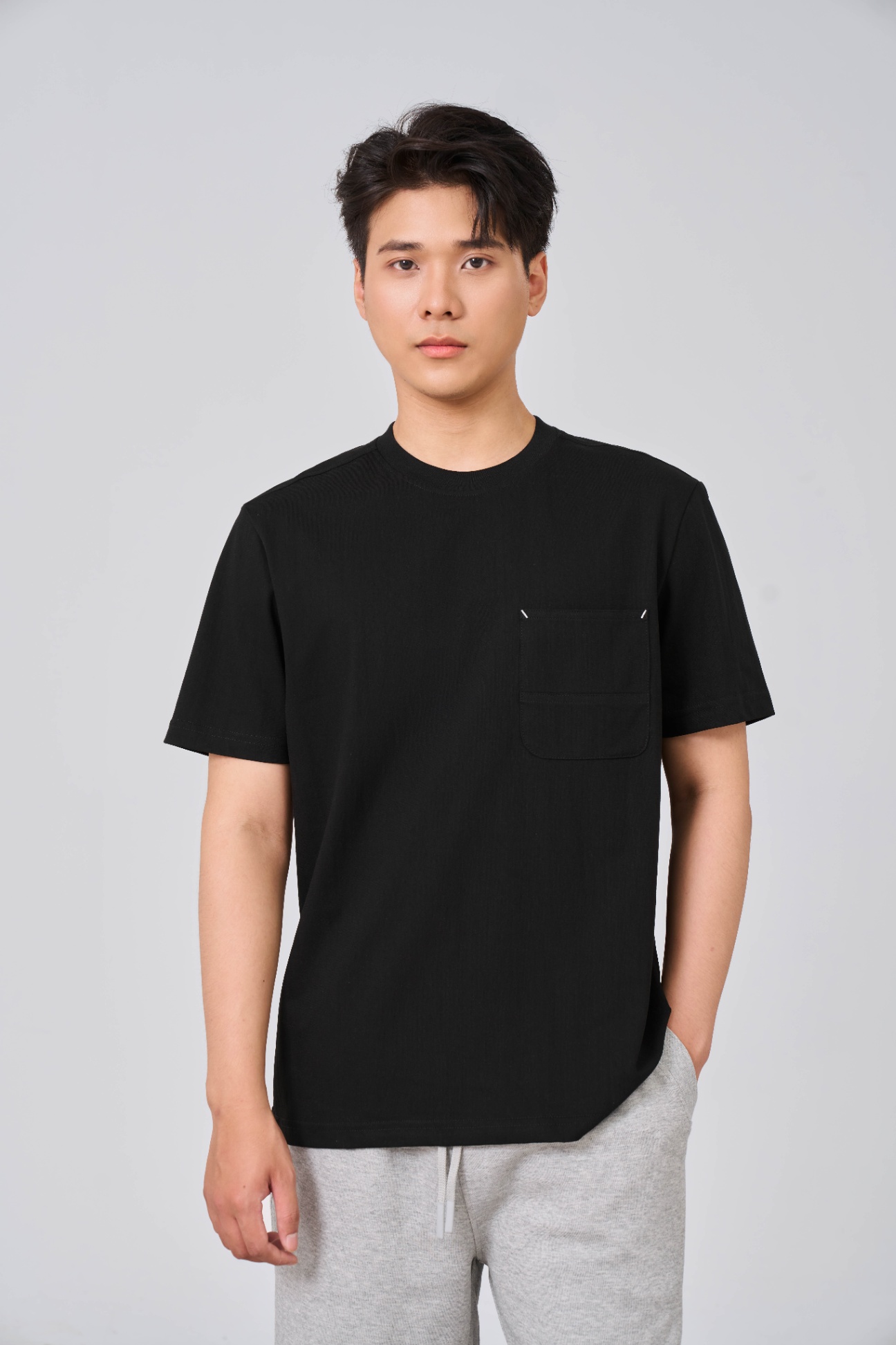 Áo Phông Regular 1378 - Đen - 2XL