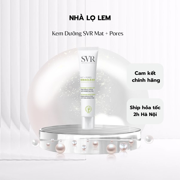 Kem dưỡng ẩm SVR MAT cho hiệu quả lâu dài