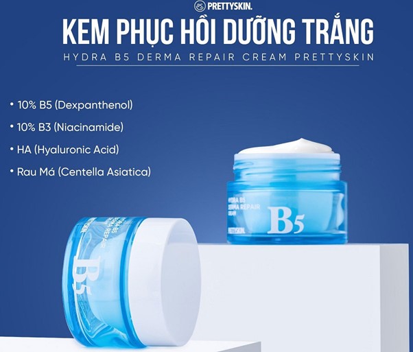 Kem dưỡng ẩm Pretty Skin Hydra B5 Derma Repair