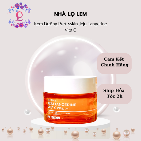 Kem dưỡng da mặt PrettySkin Vita C Tangerine