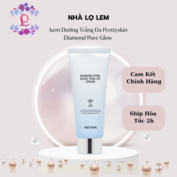 Kem dưỡng trắng da mặt Diamond Pure Glow Tone-up