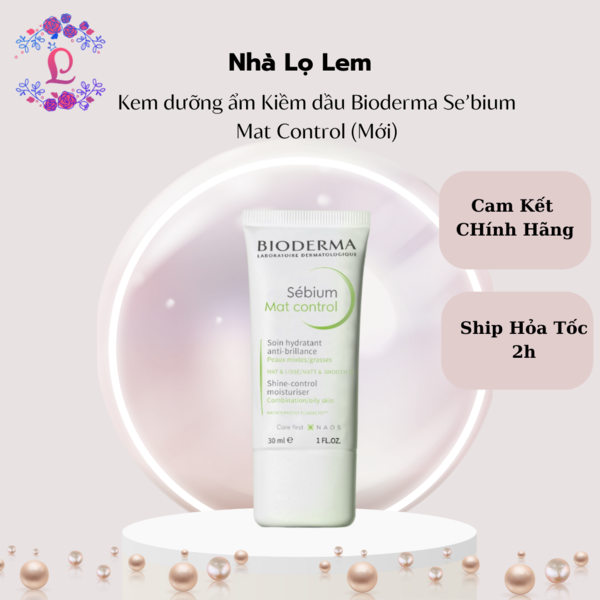 Kem dưỡng ẩm kiềm dầu BioDerma Se’Bium Mat Control