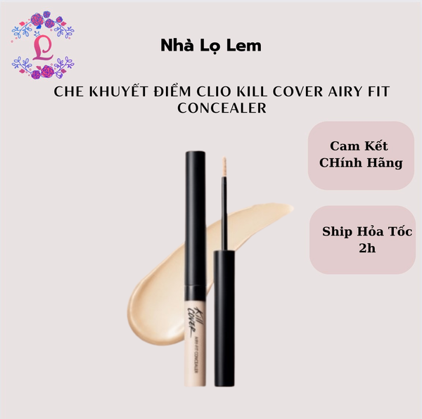 Che khuyết điểm Clio Kill Cover Airy Fit Concealer