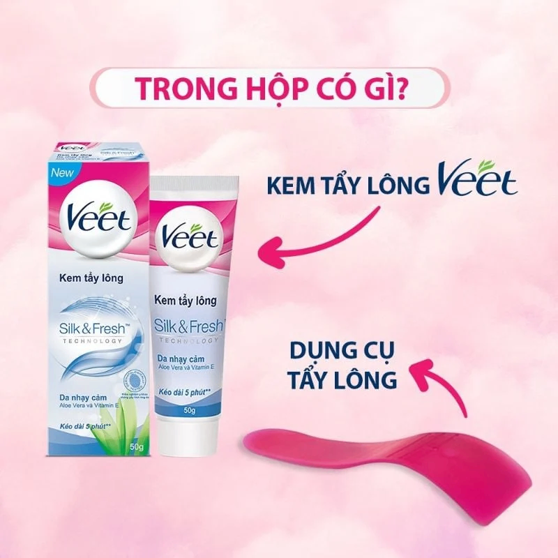 KEM TẨY LÔNG VEET PHÁP 100ML