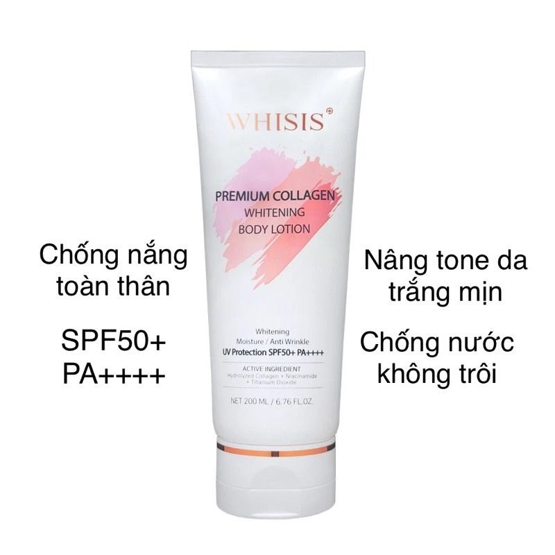 Kem Dưỡng Body Whisis Collagen Spf50+ Pa++++