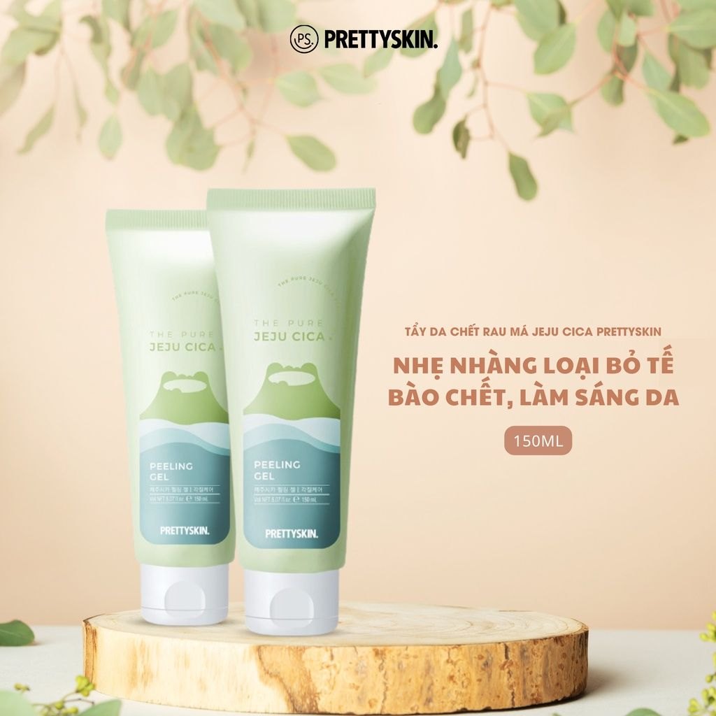 Tẩy da chết PRETTYSKIN - The Pure Jeju Cica