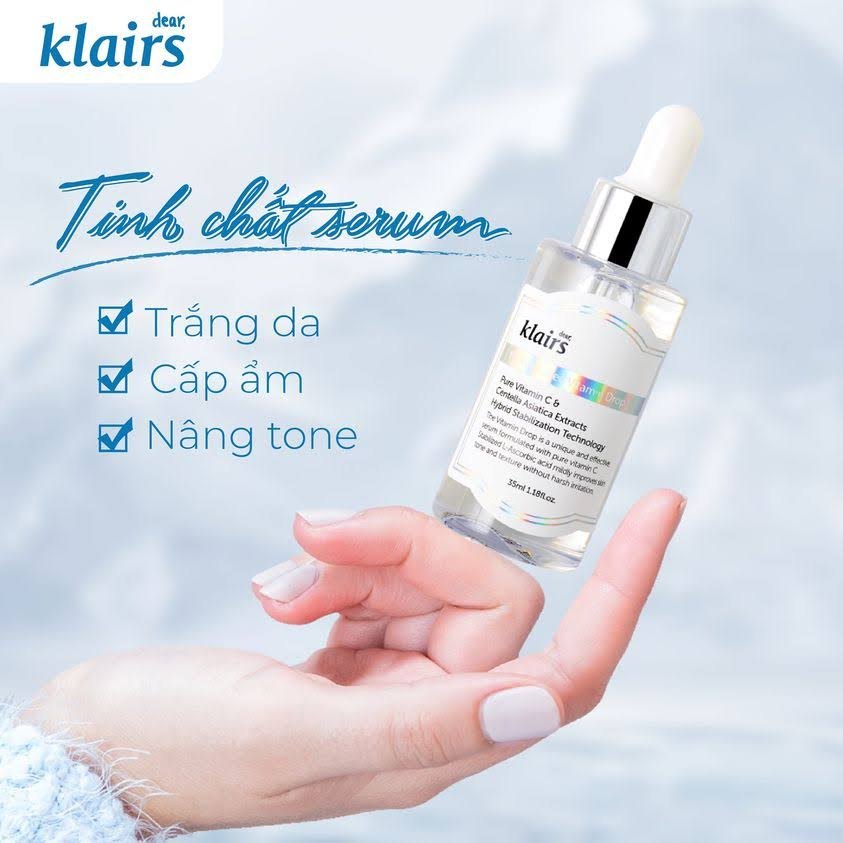 serum klairs vitamin C 35ml ( trắng )