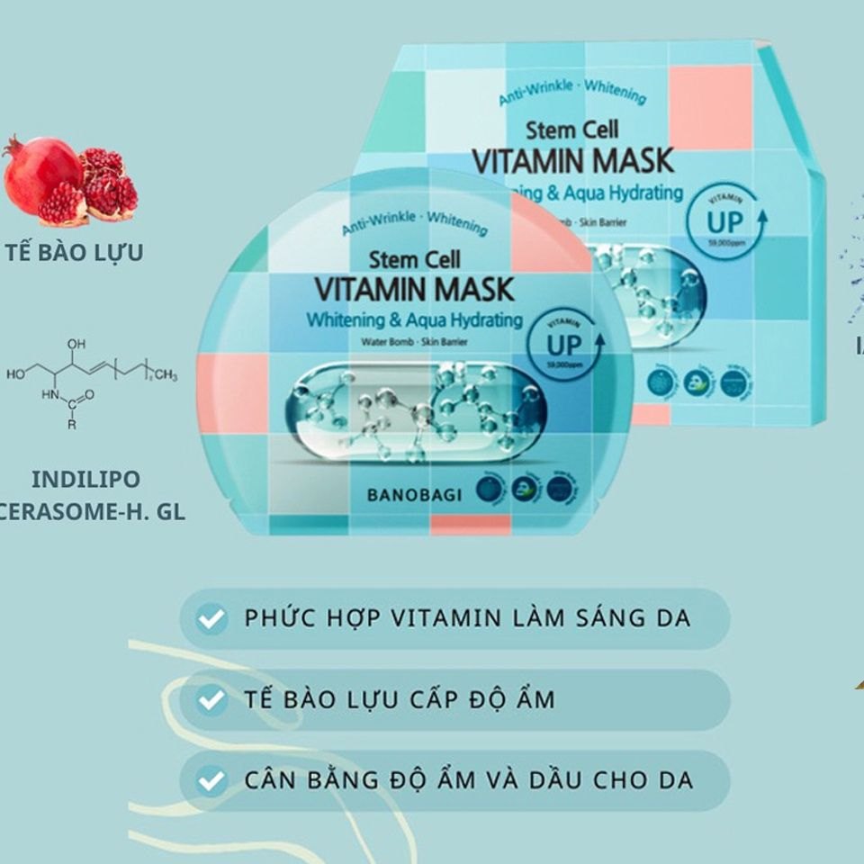 MẶT NẠ BANOBAGI STEM CELL VITAMIN MASK