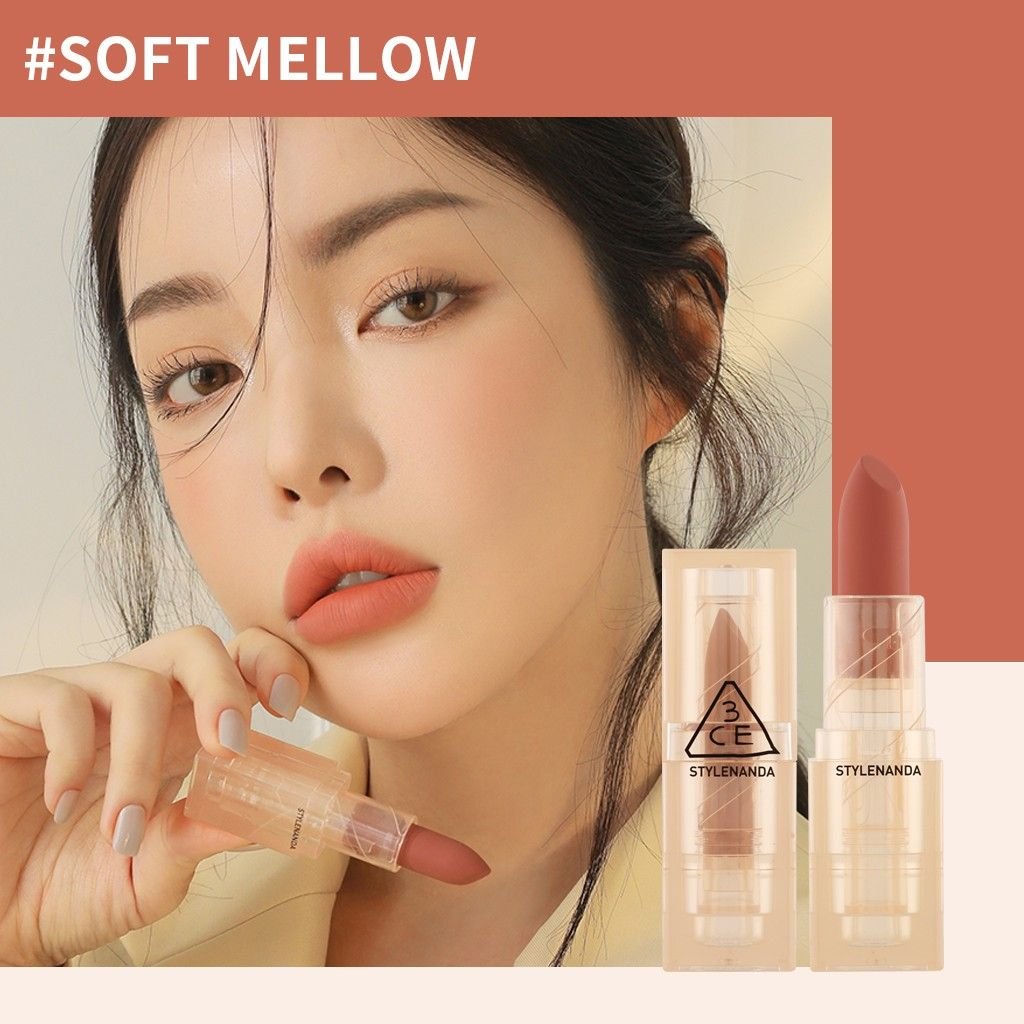 SON 3CE SOFT MATTE SOFT MELLOW(VỎ TRONG)