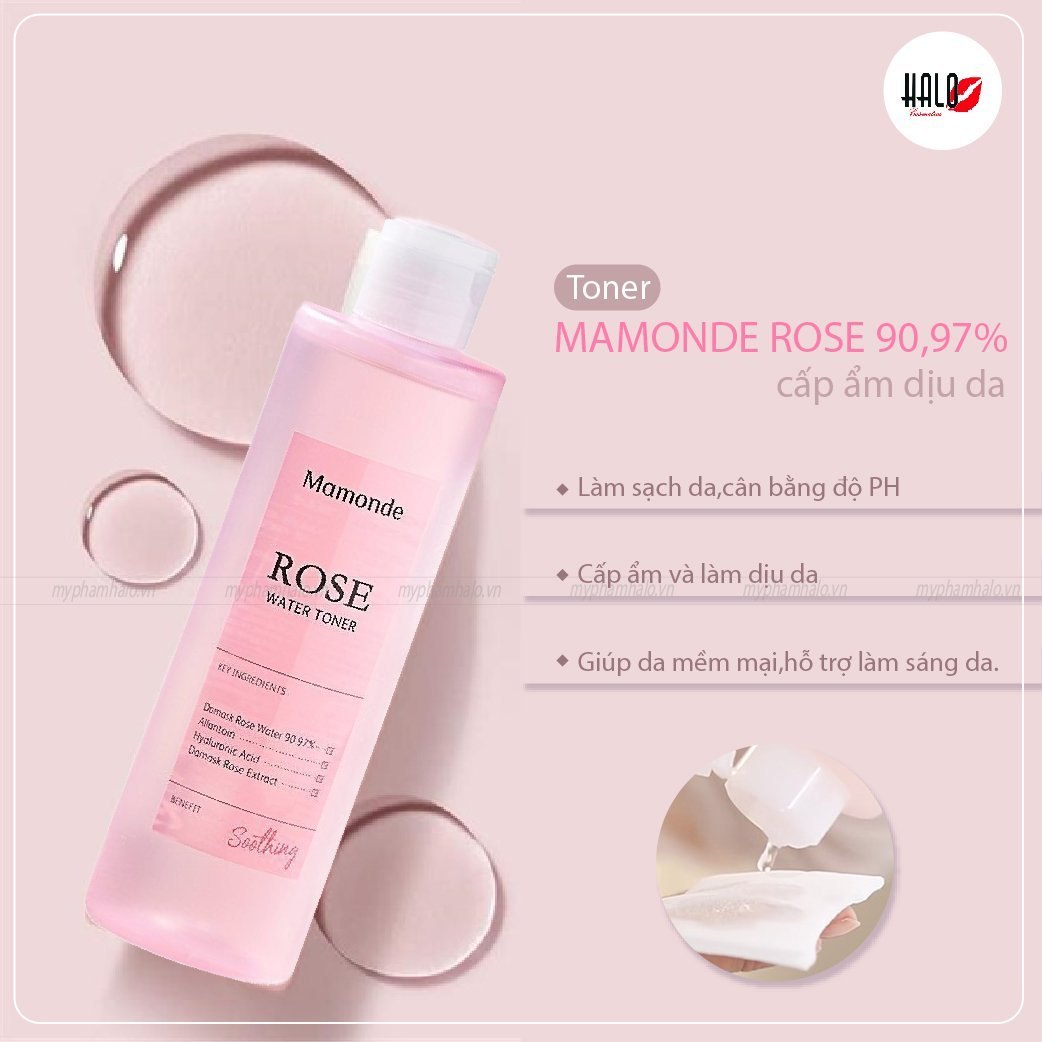 Nước hoa hồng Mamonde ROSE 50ML