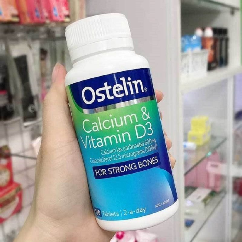 Viên uống Canxi ostelin Calcium & Vitamin D3 130 viên