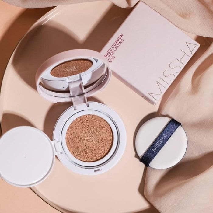 PHẤN NƯỚC MISSHA MAGIC CUSHION COVER LASTING HÀN 15G HỒNG