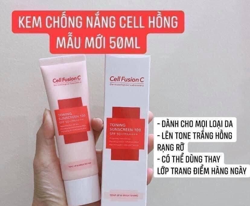 KEM CHỐNG NẮNG CELL FUSION C 50ML HÀN QUỐC