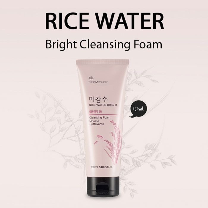 Sữa rửa mặt gạo 150ml hồng the face shop Hàn