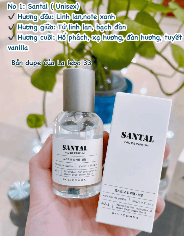 NƯỚC HOA DAILY COMMA EAU DE PARFUM