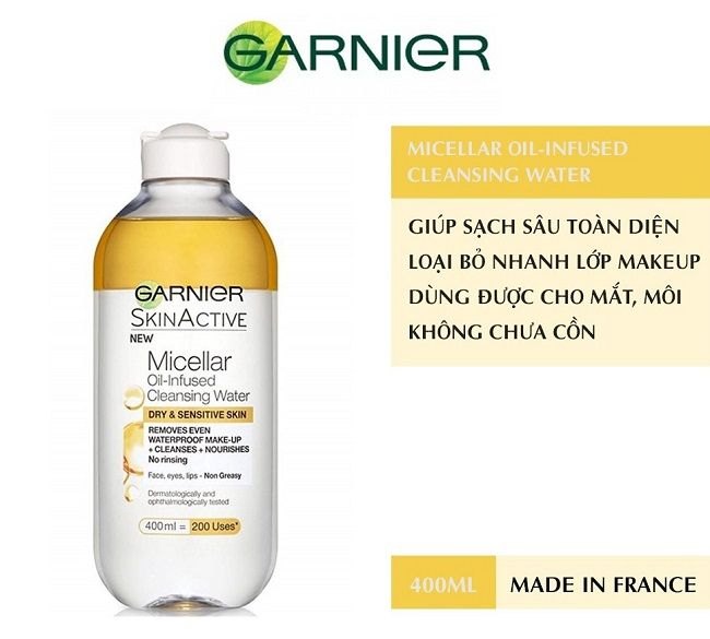 TẨY TRANG GARNIER PHÁP 400ML