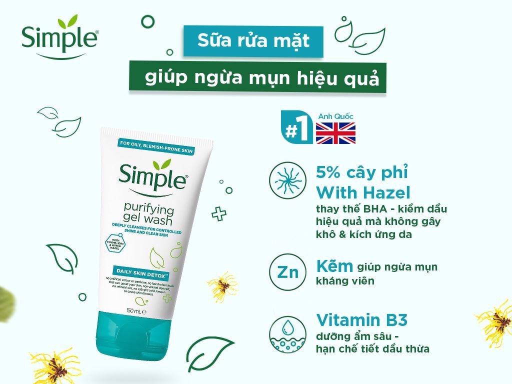 SỮA RỬA MẶT SIMPLE