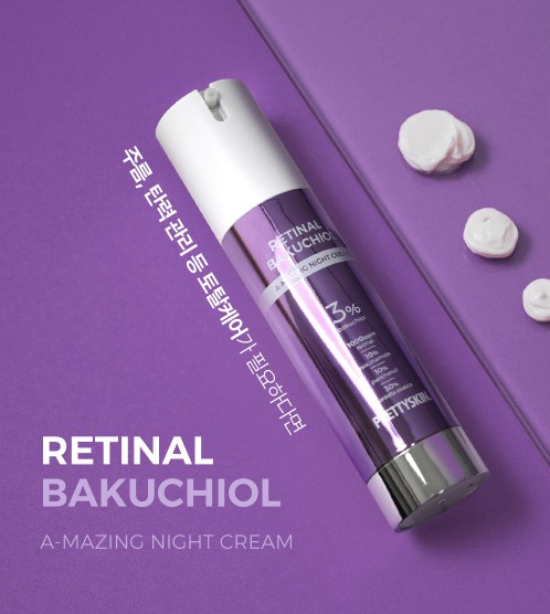 KEM DƯỠNG PRETTYSKIN RETINAL BAKUCHIOL A-MAZING NIGHT CREAM TÁI TẠO PHỤC HỒI TRẺ HÓA LÀN DA