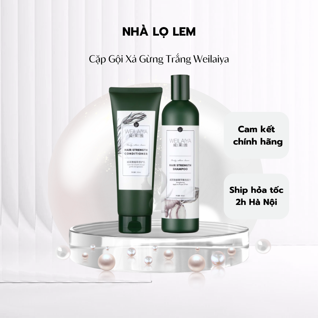 Dầu gội gừng WEILAIYA trắng 400ML