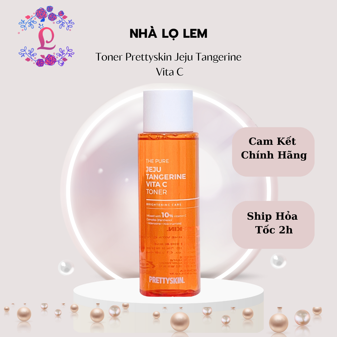 Nước hoa hồng PRETTYSKIN - VITA C