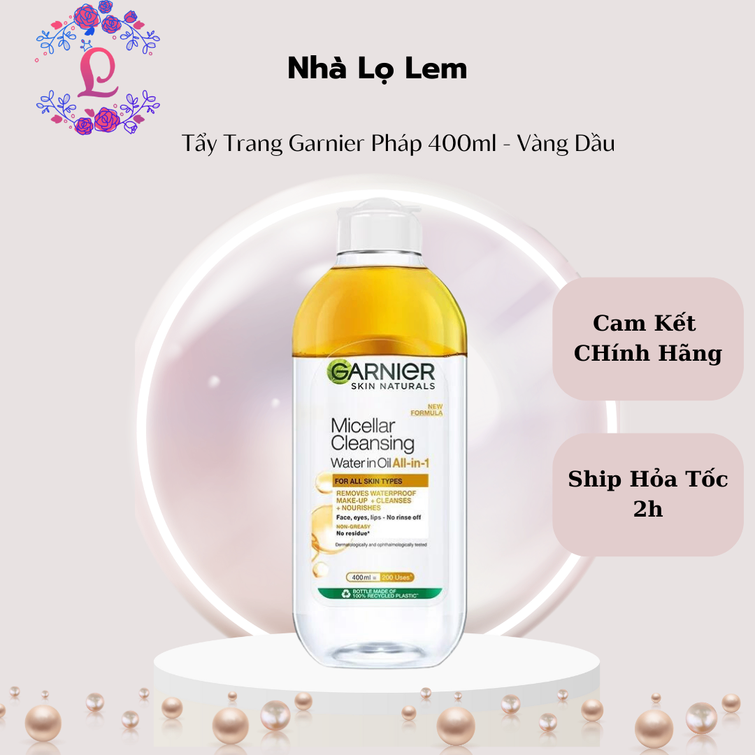 TẨY TRANG GARNIER PHÁP 400ML